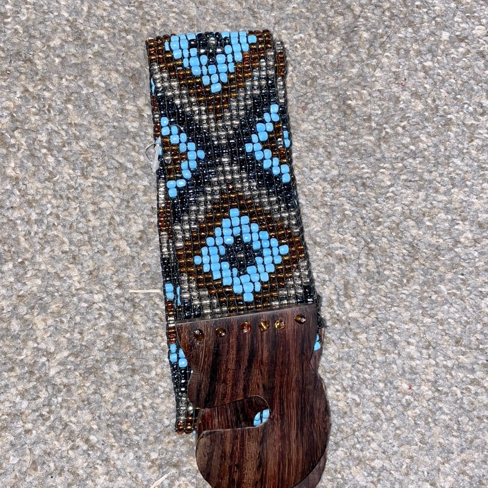 Handmade beaded belt